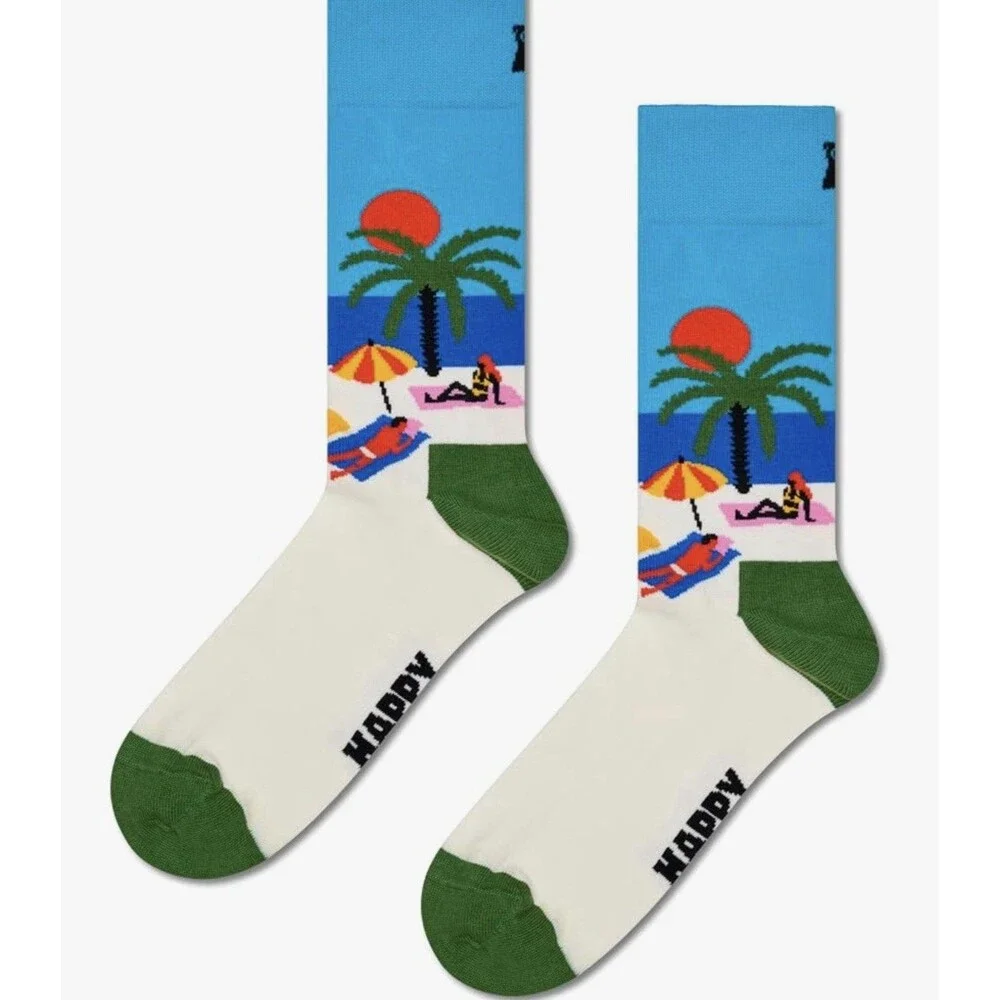 Happy Socks 2-Pack Gift Set, Beach Life, Adult Unisex Size 36-40